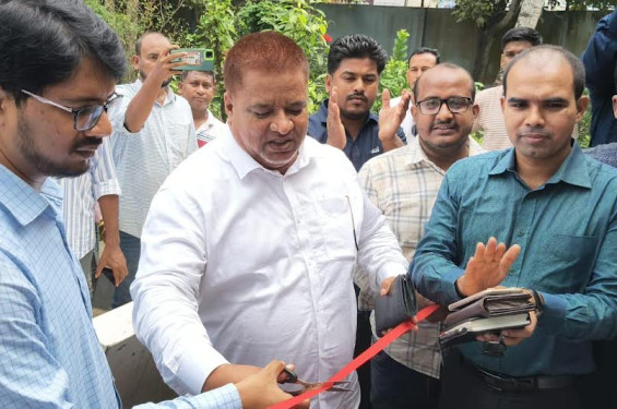 নাসিরনগর ইউএনওর সরকারি বাসভবনের ভিত্তিপ্রস্তর স্থাপন