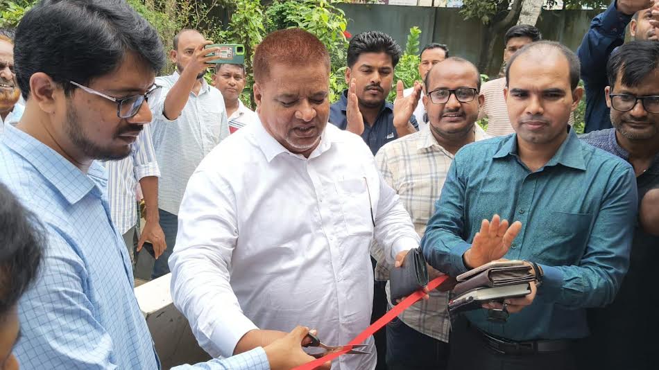 নাসিরনগর ইউএনওর সরকারি বাসভবনের ভিত্তিপ্রস্তর স্থাপন