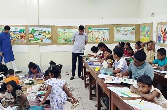 চিত্রশিল্পী এস এম সুলতানের ৩২তম মৃত্যুবার্ষিকী উপলক্ষে শিশু-কিশোরদের চিত্রাঙ্কন প্রতিযোগিতা
