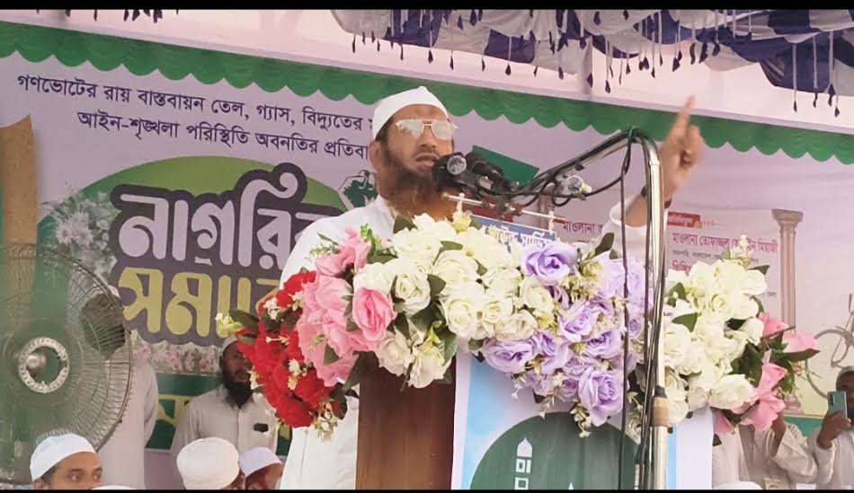 গণভোটের রায় বাস্তবায়ন না করায় বিএনপি সরকারের সমালোচনায়ে মামুনুল হক