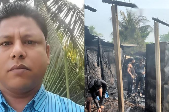 নোয়াখালীতে প্রতিবেশীর ঘরের আগুন নেভাতে গিয়ে প্রাণ গেল সোহাগের