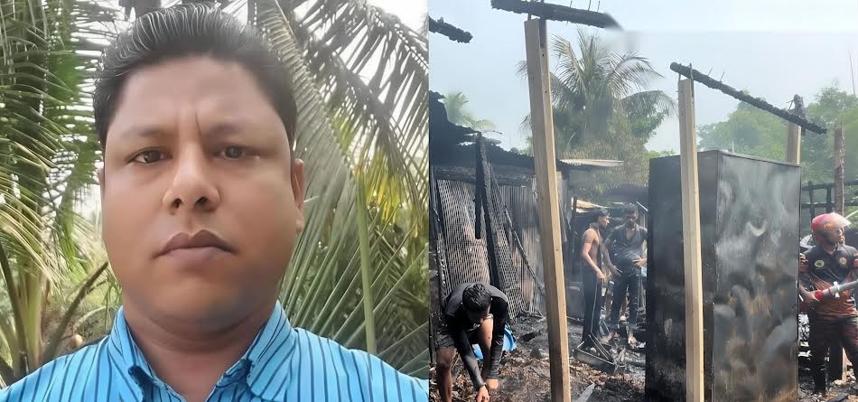 নোয়াখালীতে প্রতিবেশীর ঘরের আগুন নেভাতে গিয়ে প্রাণ গেল সোহাগের