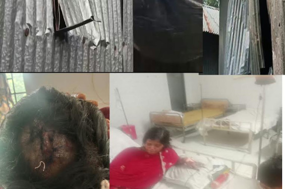 কালীগঞ্জে প্রতিবন্ধীর বাড়িতে সন্ত্রাসীদের হামলা, ভাঙচুর ও লুটপাট: লাথি মেরে অন্তঃসত্ত্বা স্ত্রীর গর্ভের সন্তান নষ্ট ও ব