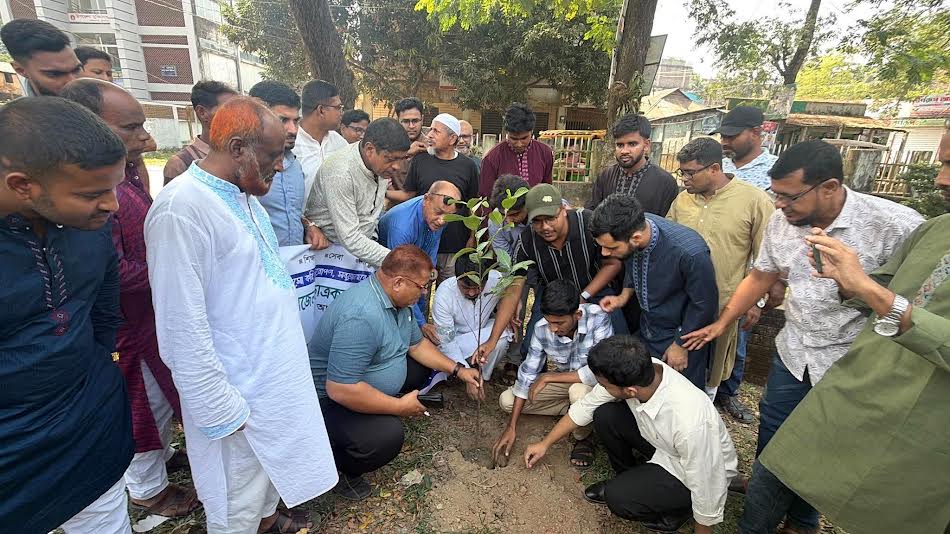 সবুজ-শ্যামল নাসিরনগর গড়ার প্রত্যয়ে নাউছাসের বৃক্ষরোপণ
