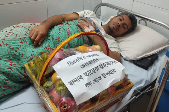 ডেঙ্গু আক্রান্ত সাংবাদিক আরিফ সাওনের খোঁজ নিলেন তারেক রহমান