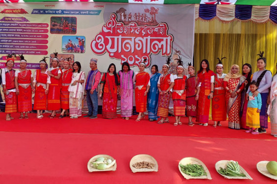 রাজশাহীতে গারোদের ওয়ানগালা উৎসব অনুষ্ঠিত