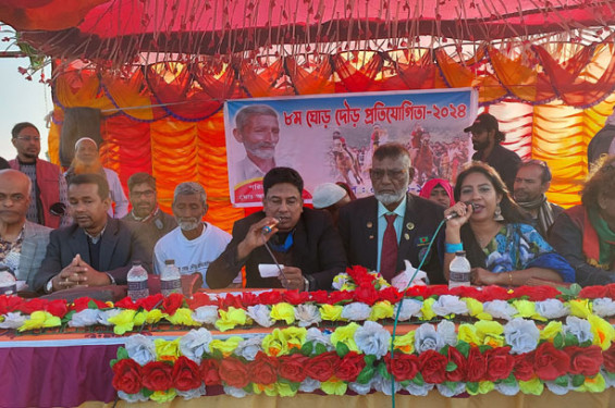 রাজশাহীতে ঘৌড়দৌড় প্রতিযোগিতা অনুষ্ঠিত