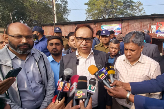 চাঁদপুর-লাকসাম রেল পথের বাৎসরিক পরিদর্শনে উচ্চতর টিম