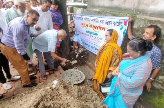 ফরিদপুর সাহিত্য পরিষদের ‌ নতুন ভবনের নির্মাণ কাজের ‌ উদ্বোধন