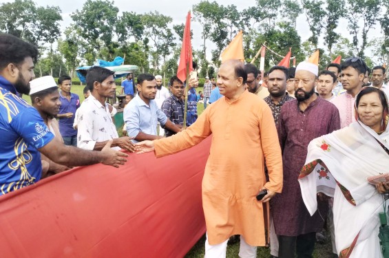 চুনারুঘাটে টেপ টেনিস ক্রিকেট টুর্নামেন্ট উদ্বোধন