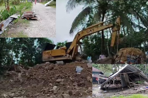 বাউফলে নোটিশবিহীন উচ্ছেদ ও পুনরায় ঘর ভাংচুর: বাসিন্দাদের ক্ষোভ