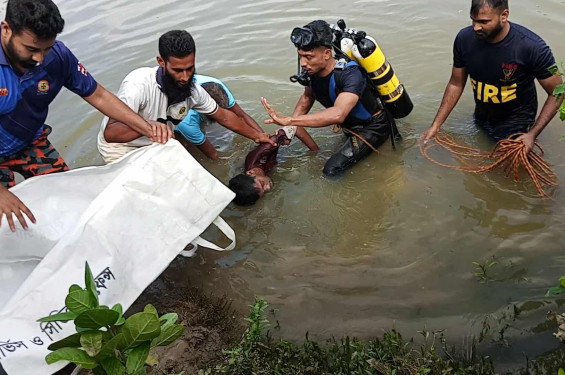 নওগাঁর মান্দায় নদী থেকে প্রতিবন্ধী কিশোরের  লাশ উদ্ধার