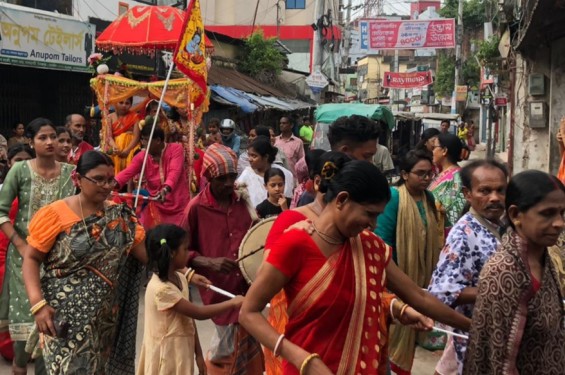 দিনাজপুরে শ্রী শ্রী গিরিধারীজীউ’র  রথযাত্রা মহোৎসব -১৪৩২ এর  উদ্বোধন