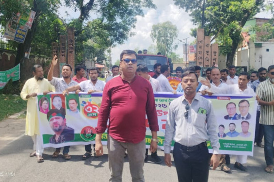 জিয়া মঞ্চের ৩২তম প্রতিষ্ঠাবার্ষিকী উপলক্ষে আনন্দ র‌্যালি ও দোয়া মাহফিল