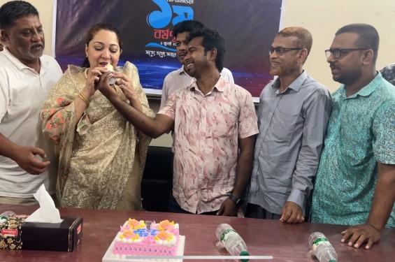 ফরিদপুরে কালের কন্ঠ মাল্টিমিডিয়ার প্রথম বর্ষপূর্তি উদযাপন‘