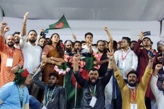 নতুন সংবিধানের জন্য আমরা রাজপথে নেমেছি : নাহিদ ইসলাম