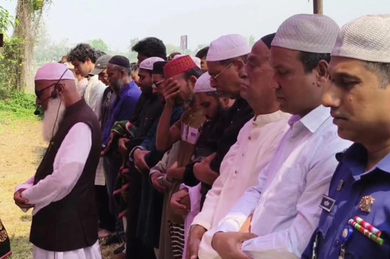 সংসদ সদস্য জয়নুল আবদীন ফারুকের স্ত্রীর দাফন সম্পন্ন