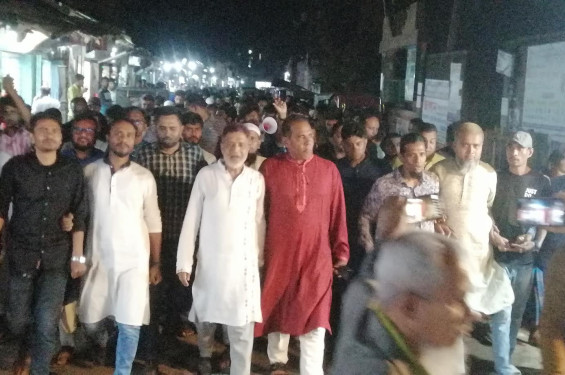 বামনায় আনন্দ মিছিল: জাতীয় সংসদের চীপ হুইপ নিযুক্ত হলেন নুরুল ইসলাম মনি