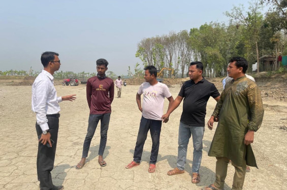 কালীগঞ্জে অবৈধভাবে মাটি কাটার অপরাধে ২ লাখ টাকা জরিমানা