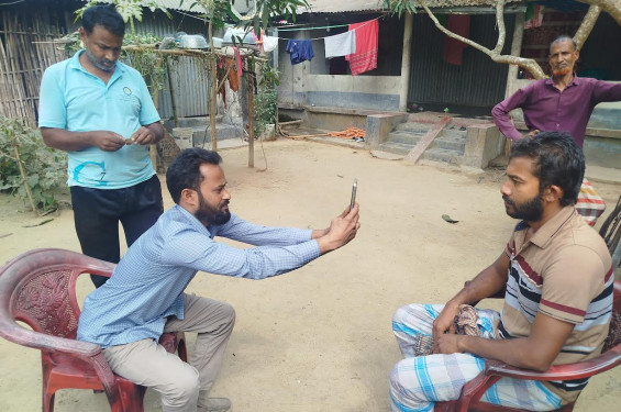 শৈলকুপার ৬টি গ্রামে শুরু হয়েছে ‘কৃষি কার্ড’র তথ্য সংগ্রহ