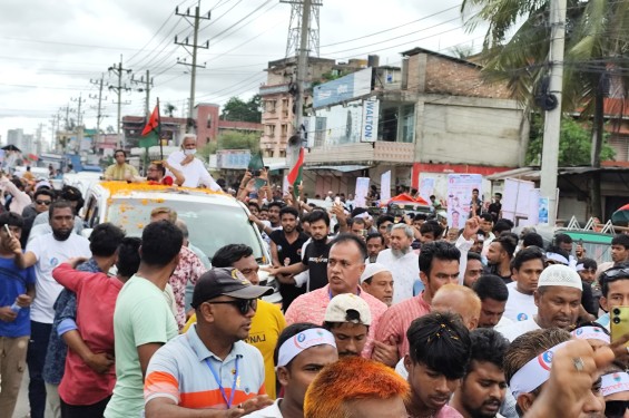 ফ্যাসিবাদ বিরোধী আন্দোলনের মতো আবারও সকলকে ঐক্যবদ্ধ হতে হবে - নোয়াখালীতে মো. শাহজাহান