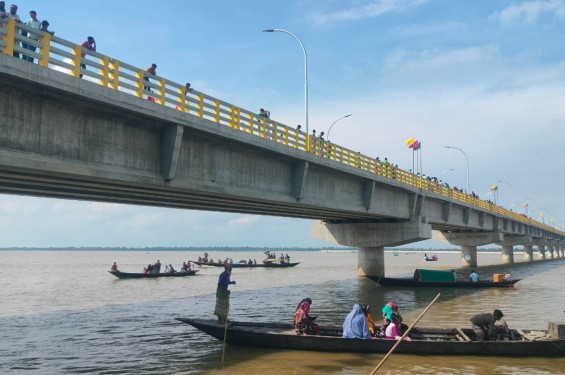 তিস্তায় ভাসানী সেতুর স্বপ্নযাত্রা শুরু