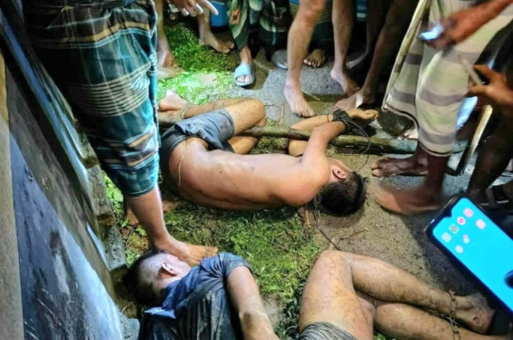 বাউফলে গণপিটুনিতে  ডাকাত নিহত