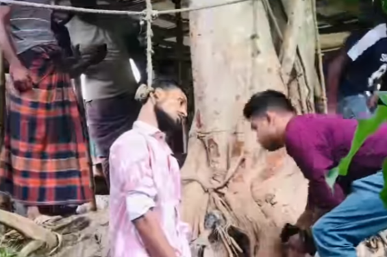 বটগাছের ডালে ঝুলে ছিলো ট্রাক ড্রাইভারের ঝুলন্ত মরদেহ
