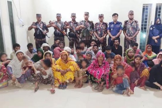 আবারো বিএসএফ মৌলভীবাজার সীমান্ত দিয়ে আরও ১৪ জনকে ঠেলে দিল