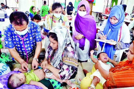 একদিনে হাম উপসর্গে ৯ জনের মৃত্যু