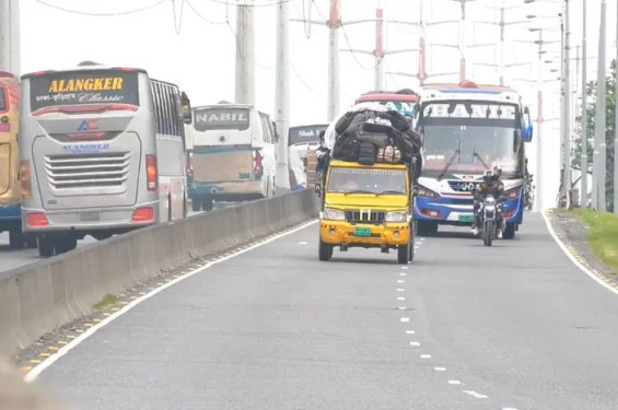 যমুনা সেতুতে যান চলাচল স্বাভাবিক