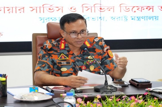 ফায়ার সার্ভিস মানুষের  আস্থা ও নির্ভরতার প্রতীক:  মহাপরিচালক
