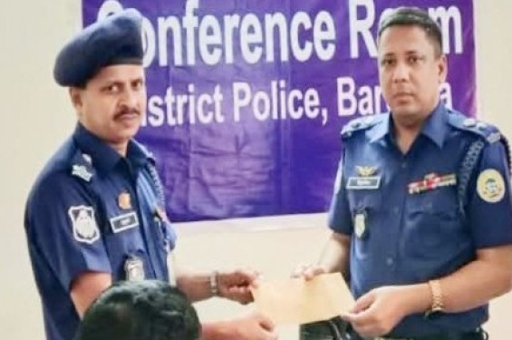 বামনায় আইন-শৃঙ্খলা রক্ষায় নিরলসভাবে কাজ করছেন  অফিসার ইনচার্জ হারুন অর রশীদ হাওলাদার