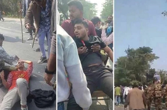 ‘মার্চ ফর ইউনিটি’র শিক্ষার্থীদের গাড়িবহরে হামলা, আহত ২০
