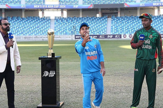 যুব এশিয়া কাপ ফাইনাল: টস হেরে ব্যাটিংয়ে বাংলাদেশ