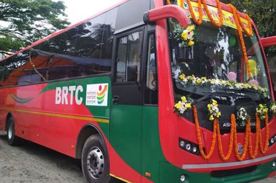 গাজীপুর থেকে গুলিস্তানে যাবে বিআরটিসির এসি বাস