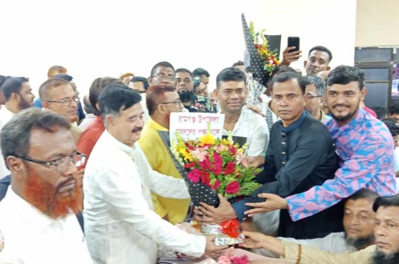 রামগঞ্জে বিএনপি ও অঙ্গসংগঠনের উদ্যোগে ১২ দলীয় জোট নেতাকে গন সংবর্ধনা