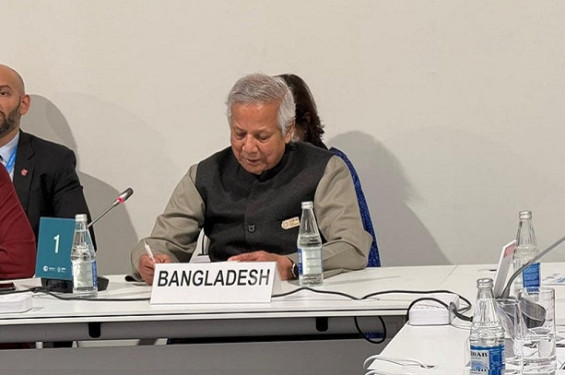 জলবায়ু ঝুঁকিপূর্ণ দেশগুলোর জন্য পর্যাপ্ত সহায়তা প্রয়োজন : প্রধান উপদেষ্টা