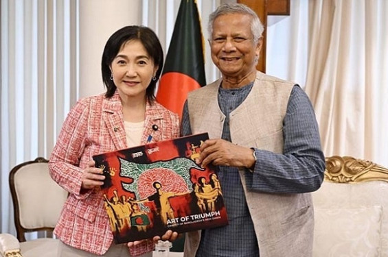 অন্তর্বর্তীকালীন সরকারের প্রতি সমর্থন পুনর্ব্যক্ত করেছে জাপান