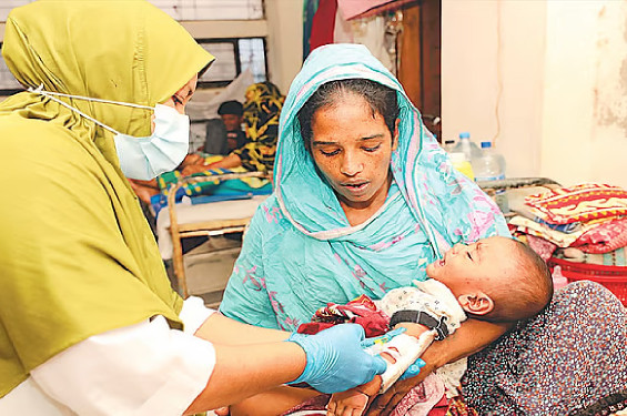 রোববার থেকে ৩০ উপজেলায় দেওয়া হবে হামের টিকা