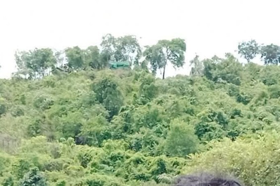 বান্দরবানের নাইক্ষ্যংছড়ি সীমান্তের ওপারে আবারো গোলাগুলি