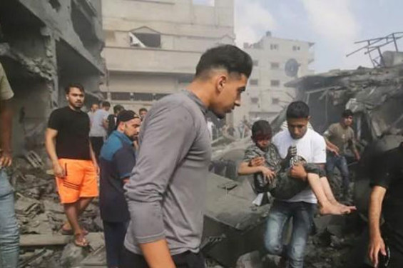 গাজা ও লেবাননজুড়ে ইসরায়েলের ভয়াবহ হামলা, নিহত ১০৭