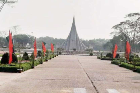 শ্রদ্ধা-ভালোবাসায় শহীদদের স্মরণে প্রস্তুত জাতীয় স্মৃতিসৌধ
