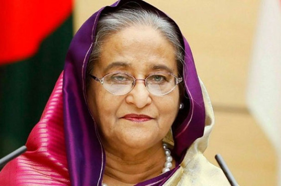 নির্বাচনী সফরে রংপুরে শেখ হাসিনা