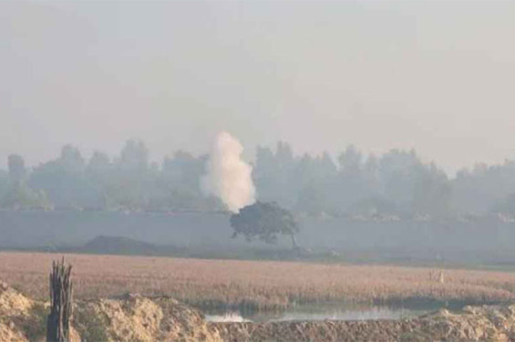 রাখাইনে ব্যাপক সংঘর্ষ-গোলাগুলি