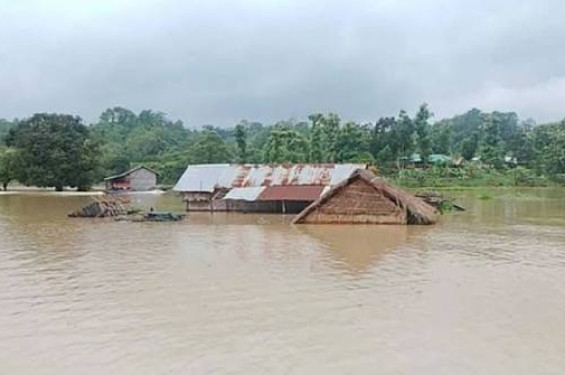 উত্তর-পূর্বাঞ্চলে ফের বন্যার শঙ্কা