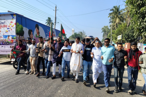 মাদারীপুর জেলা ছাত্রদলের বিজয় দিবস উদযাপন