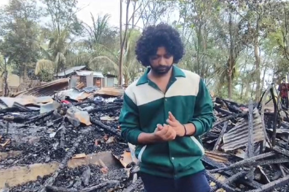 কাফির বাড়ি পুড়িয়ে দেয়ার ঘটনায় কলাপাড়া থানায় মামলা