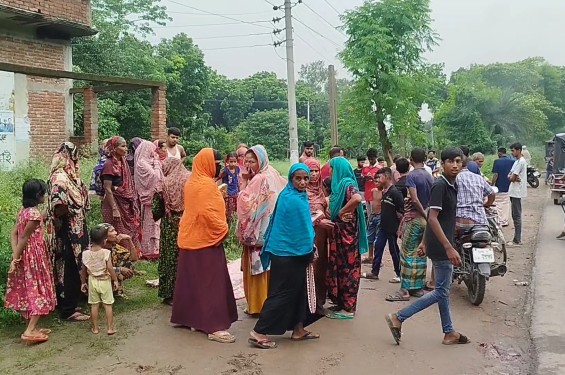 শৈলকুপায় ট্রাকচাপায় নারীর মৃত্যু