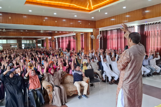 ঝিনাইদহে মহিলা দলের মতবিনিময় সভা